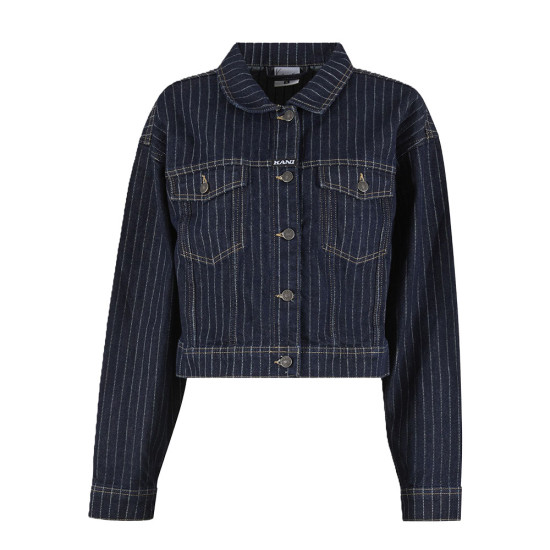 Karl Kani Γυναικείο μπουφάν Retro Cropped Denim Jacket